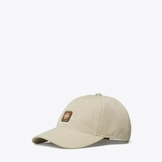 Tory Burch Womens Canvas Logo Cap, One Size
