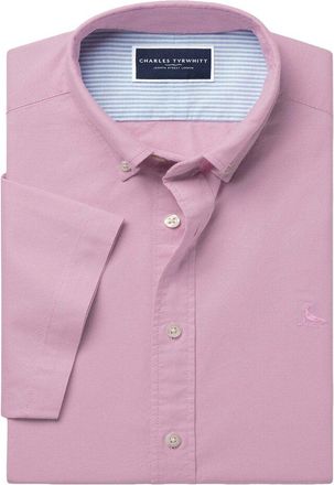 CHARLES TYRWHITT Stretch Washed Oxford Shirt