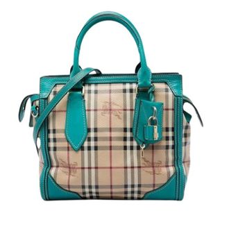 Burberry Pre-owned Honeywood - Dames - Vintage Handtas - Beige - ONE Size - Leer - Vintage