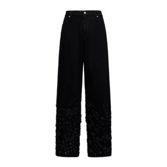 John Richmond Heren, Jeans, Zwart, Maat: W31 Katoen