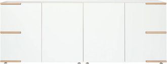 Tojo M&ouml;bel stau Sideboard low, 200 x 75 cm, weiss