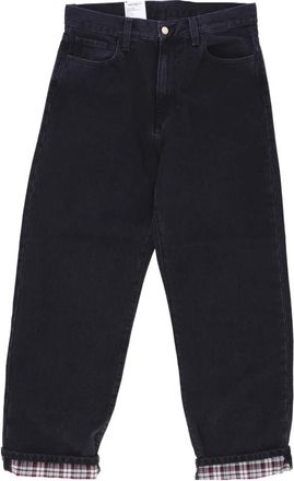 Carhartt Work in Progress Black Stone Washed Rider Jeans - Heren - Regular Fit Jeans - Zwart - W36 - Katoen - Jeans
