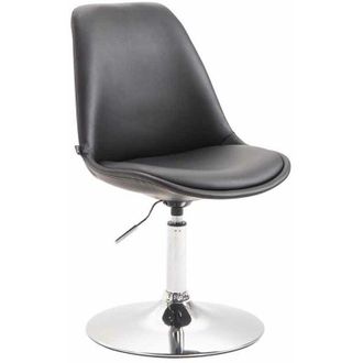 Clp Sedia da pranzo maverick in similpelle nero cromo