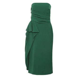 Max Mara Midi Dresses, female, Green, Size: S Cady Bustier Dress