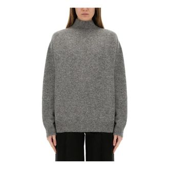 Alysi Maglia a Collo Alto - female - Alysi - Turtlenecks - Gray - L - Knitwear