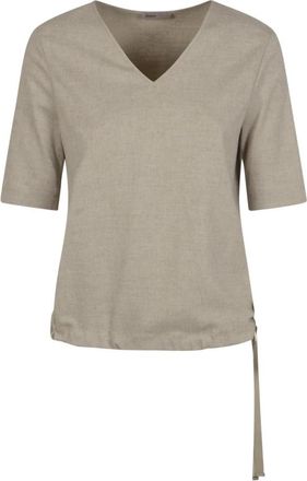 Herno Mujer, Camisetas, Marrón, Talla: XS