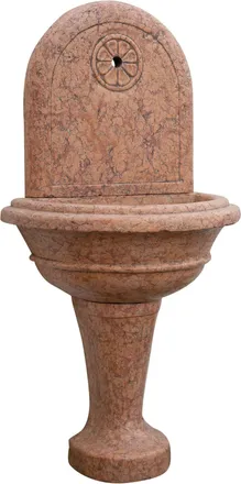 Biscottini International Biscottini - Fuente De Suelo De M&aacute;rmol Rojo De Verona Made In Italy