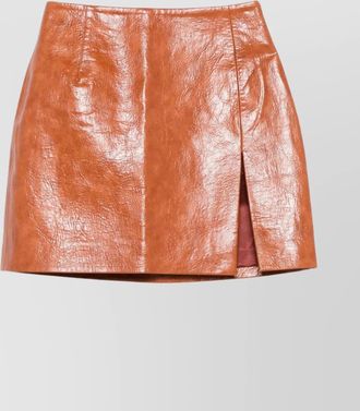 Andamane high waist mini skirt with side slit