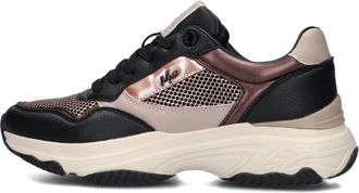 Mexx Zwarte Chunky Sole Sneakers voor Vrouwen - Dames - Sneakers - Veelkleurig - 36 EU - Schoenen