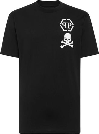 Philipp Plein Zwarte T-shirts Polos Aw 23 - Heren - T-shirts - Zwart - XS - Tops