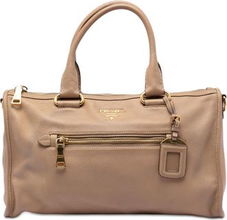 Prada Pre-owned Prada Vitello Daino Zip Top Satchel Ladies MFOZLIUFSO7BV6XQ