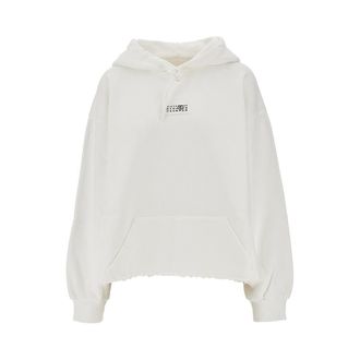 Maison Margiela Trompe loeil print hoodie Woman XS