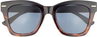 AIRE Intergalactic 50mm Square Sunglasses in Black Tort Splice at Nordstrom