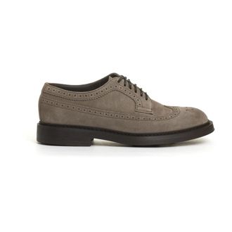 Doucal's Dovetail Lace-Up - Heren - Veterschoenen - Beige - 42 1/2 EU - Leer - Schoenen