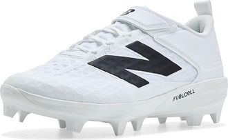 New Balance Fuelcell 4040 V8 Molded Baseball Cleats Mens Cleated Shoes White/White/Black : 11.5 D - Medium, Textile