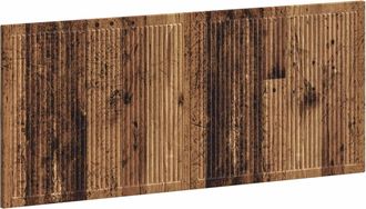 vidaXL Cabecero Montada En La Pared Ede Madera Envejecida Vidaxl