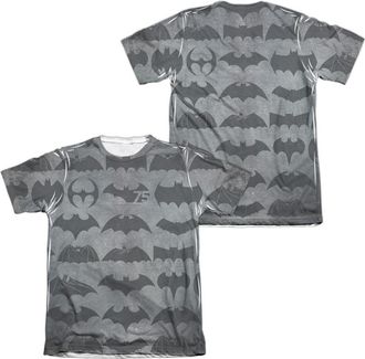 Gildan Batman 75 Symbols (Front/Back Print) Adult Poly/Cotton Short Sleeve Tee / T-Shirt