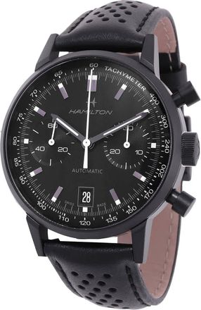 Hamilton American Classic Intra-Matic Chronograph Automatic Black Dial Watch H38446730