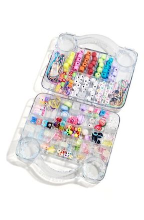 BaubleBar Bag Charm Bead Kit in Clear at Nordstrom