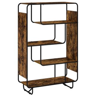 vidaXL Aparador Alto Roble Ahumado 93.5 X 37.5 X 144 Cm Vidaxl