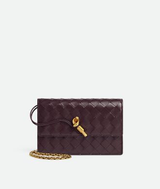 Bottega Veneta Andiamo Pouch On Chain - Bottega Veneta