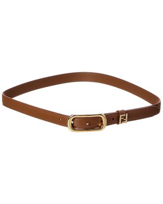 Fendi Fendi Ff Leather Belt