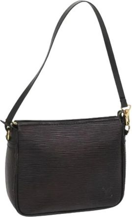 Louis Vuitton Pre-owned Shoulder Bags, female, Black, Size: ONE SIZE Pre-owned Pouch