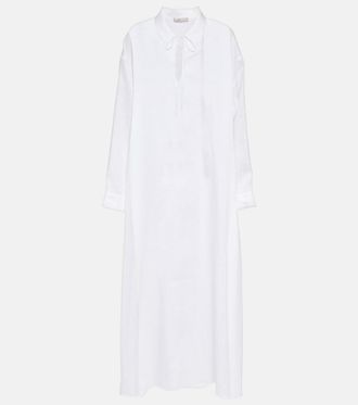 Asceno Abito midi in lino