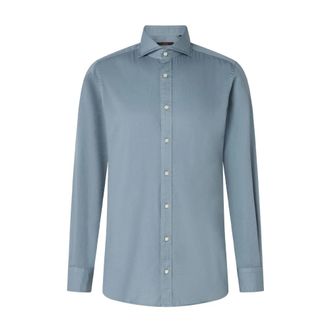 Windsor Casual Shirt - Heren - Casual Overhemden - Blauw - 2XL - Katoen - Overhemden