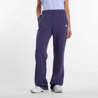 New Balance Donna Interlock Pant in Viola, Maglia di Poliestere, Taglia XL