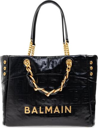 Balmain 1945 Zachte shopper tas - Dames - Shoppers - Zwart - ONE Size - Leer - Tassen