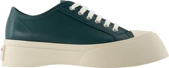 Marni Pablo Sneaker - Heren - Sneakers - Groen - 39 EU - Leer - Schoenen