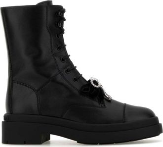 Jimmy Choo London Black Leather Boots