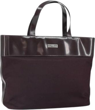 Celine Pre-owned Tote Bags, female, Brown, Size: ONE SIZE Pre-owned Canvas Tote Bag