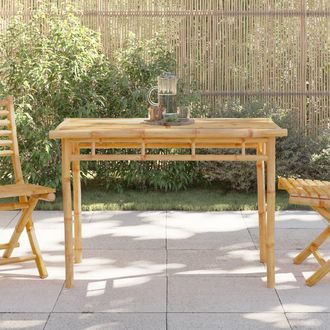 vidaXL Mesa De Comedor De Jard&iacute;n Bamb&uacute; 110x55x75 Cm Vidaxl