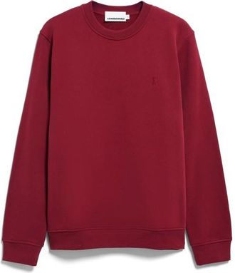 Armedangels Baaro Fleece Pullover f&uuml;r Herren | rot