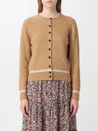 Isabel Marant Alpaca-Wool Blend Crewneck Cardigan with Buttons