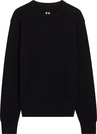 Rick Owens Fisherman Ribbed Wool Jumper - Black - S (UK8-10 / S)