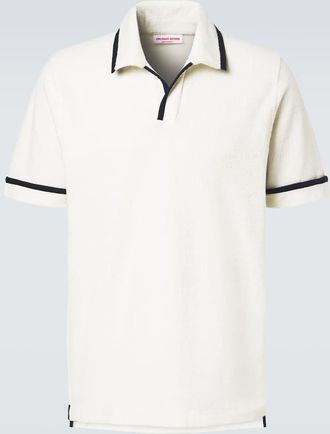 Orlebar Brown Polo Ellery in spugna di cotone