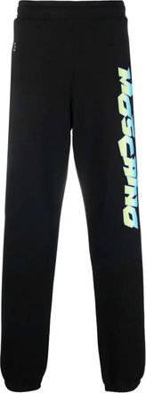 Moschino Zwarte Casual Katoenen Broek - Heren - Sweatpants - Zwart - XL - Katoen - Broeken