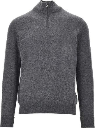 Ballantyne Half-zip cashmere sweater Man 50