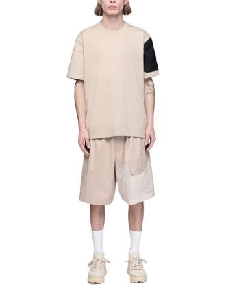 adidas Belted Cotton-Blend Shorts - Beige