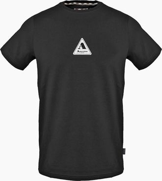 Aquascutum Mens Regular Fit T-Shirt - Black - Size: 2X large