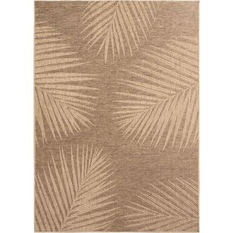 Nazar Rugs Alfombra interior/exterior con aspecto de yute - 140x200