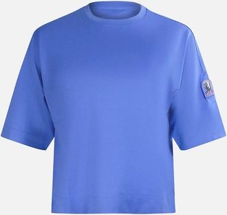Parajumpers Womens Parajumpers Plain Tee Cornflower Blue T-Shirt - Size: 10/8