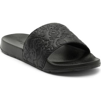 Karl Lagerfeld Prewitt Banded Slide Sandal in Black at Nordstrom Rack, Size 11