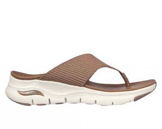 Skechers Womens Arch Fit- Easy Day Sandal In Brown