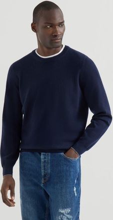 Brunello Cucinelli Cashmere sweater in Navy Blue at Nordstrom, Size 58