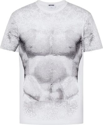 Moschino T-shirts en polos - Heren - T-shirts - Wit - XL - Nylon - Tops