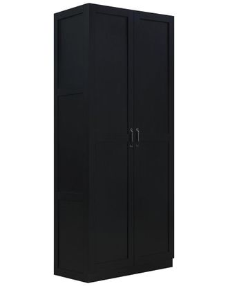 Manhattan Comfort Cornelia Modern Storage Closet 2.0 With 4 Fixed & Adjustable Shelves